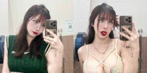 สาวแว่นสวยเปิดนมใหญ่โชว์ รุปหี ดูรูปโป็